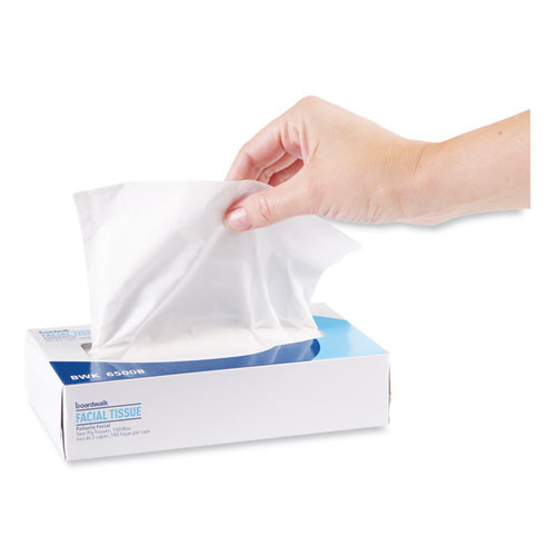 Office Packs Facial Tissue, 2-ply, White, Flat Box, 100 Sheets/box, 30 Boxes/carton