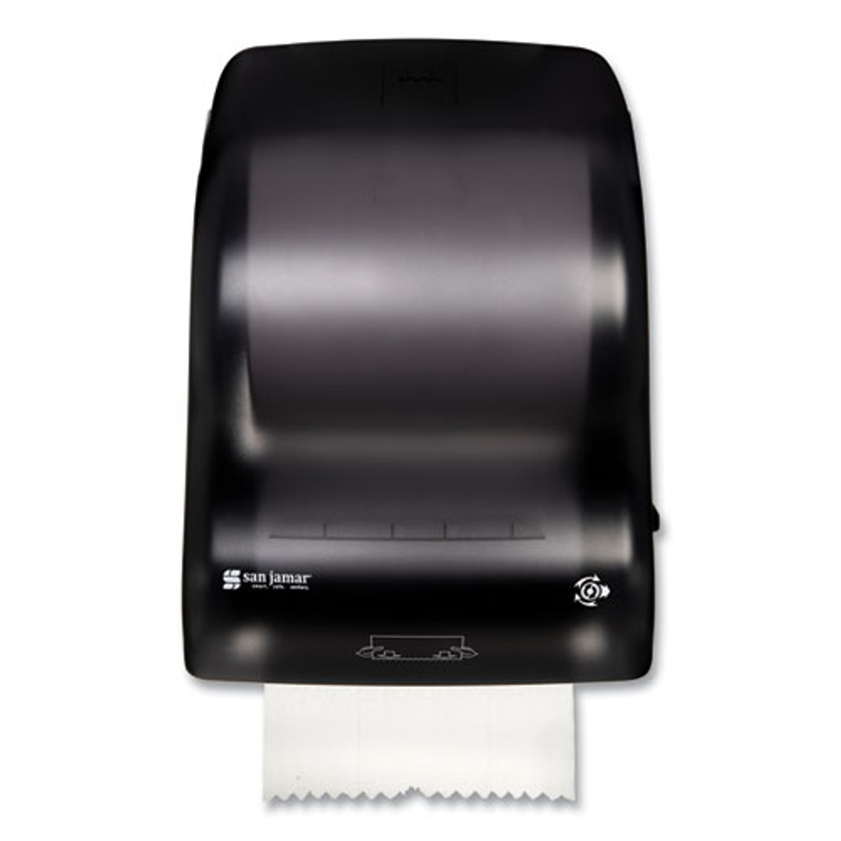 Simplicity Mechanical Roll Towel Dispenser, 15.25 X 13 X 10.25, Black