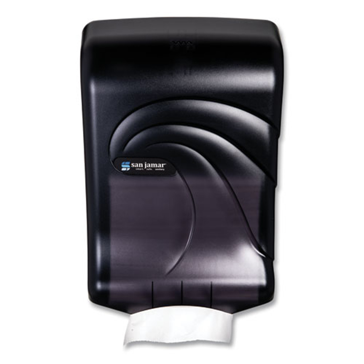 Ultrafold Multifold/c-fold Towel Dispenser, Oceans, 11.75 X 6.25 X 18, Transparent Black Pearl