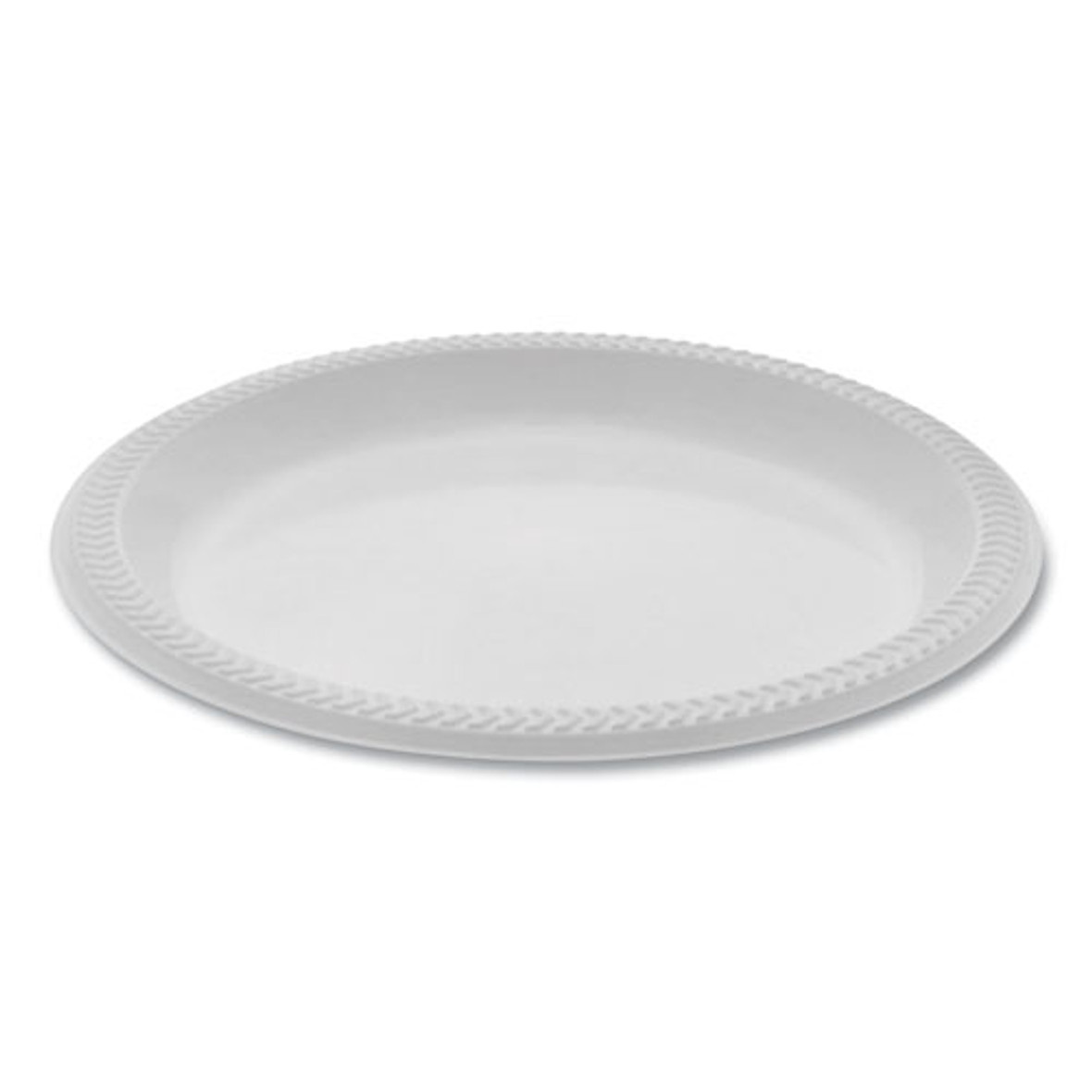 Meadoware Ops Dinnerware, Plate, 8.88" Dia, White, 400/carton