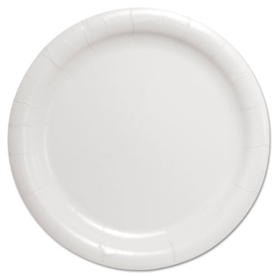 Bare Eco-forward Clay-coated Paper Dinnerware, Plate, 9" Dia, White, 500/carton