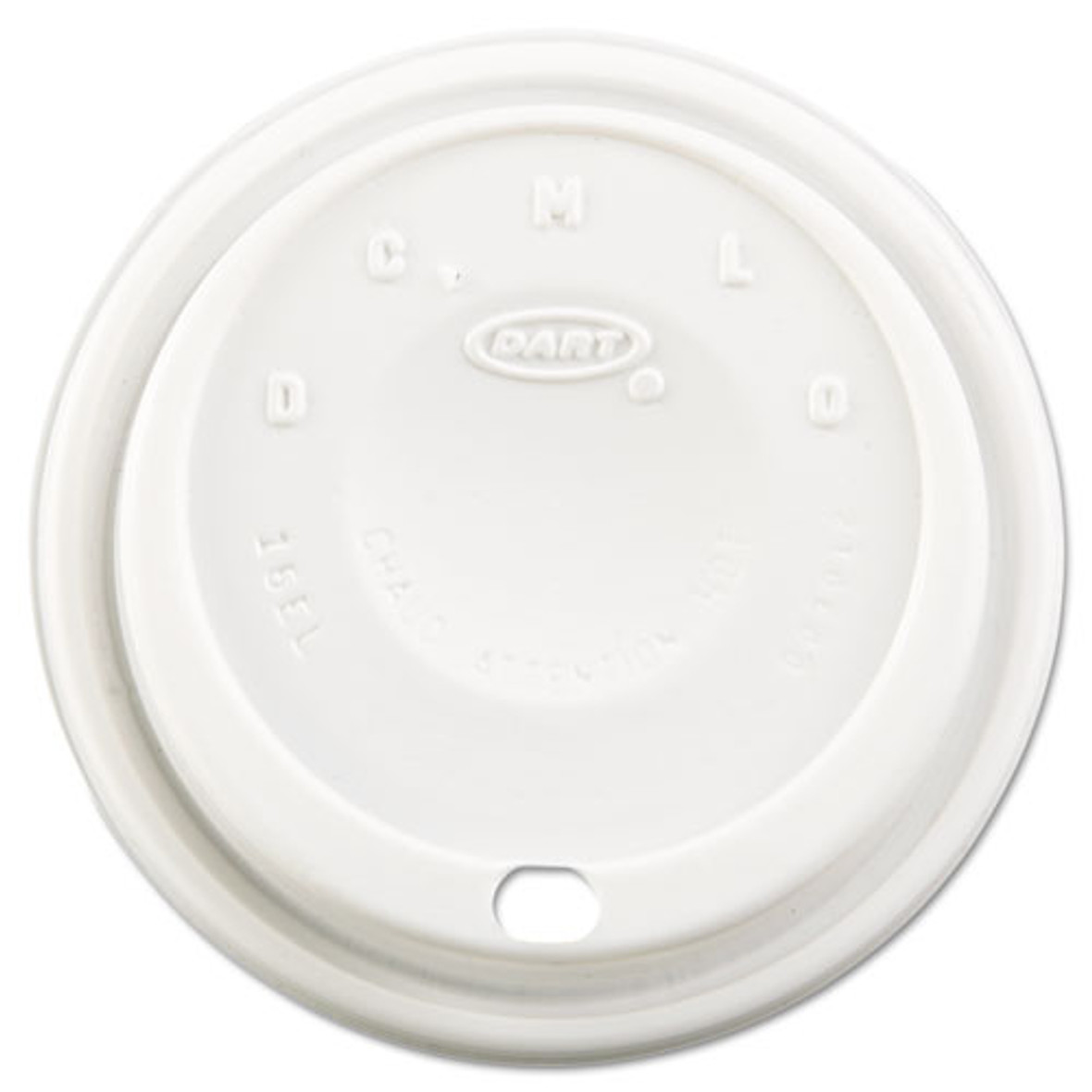 Cappuccino Dome Sipper Lids, Fits 12 Oz To 24 Oz Cups, White, 1,000/carton