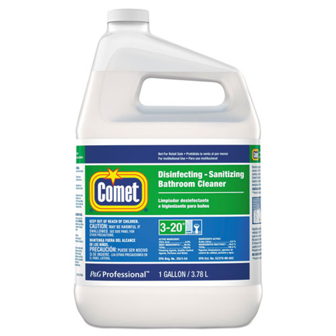 Procter & Gamble Comet Disinfecting-Sanitizing Bathroom Cleaner, Citrus