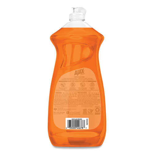Ajax® Dish Detergent, Liquid, Orange Scent, 28 oz Bottle, 9/Carton