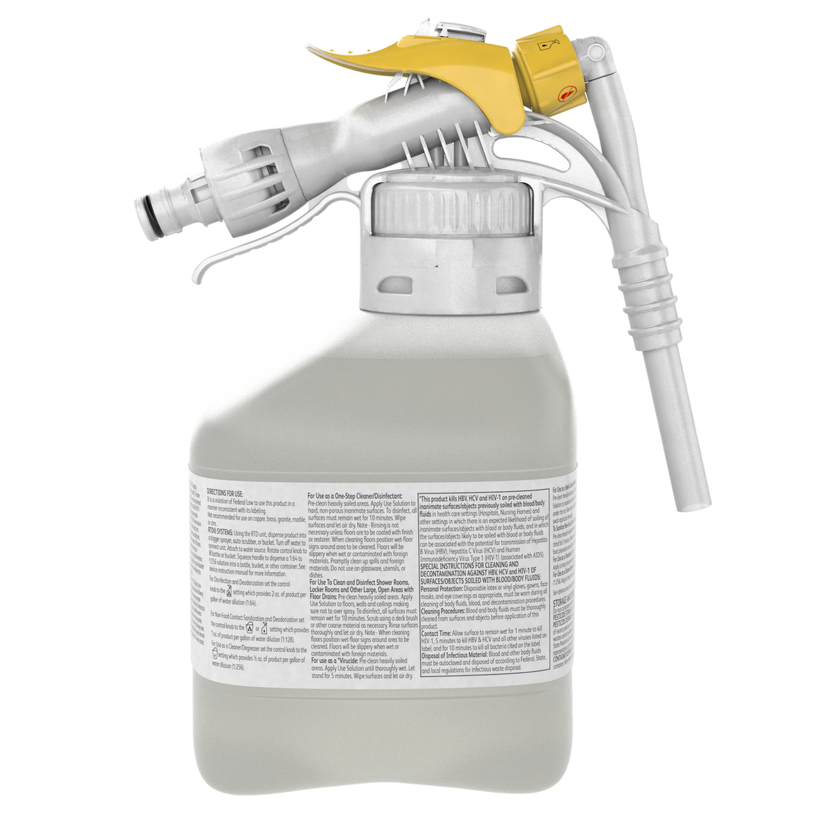 Diversey™ Alpha-HP Multi-Surface Disinfectant Cleaner, Citrus Scent, 1.5 L RTD Spray Bottle, 2/Carton