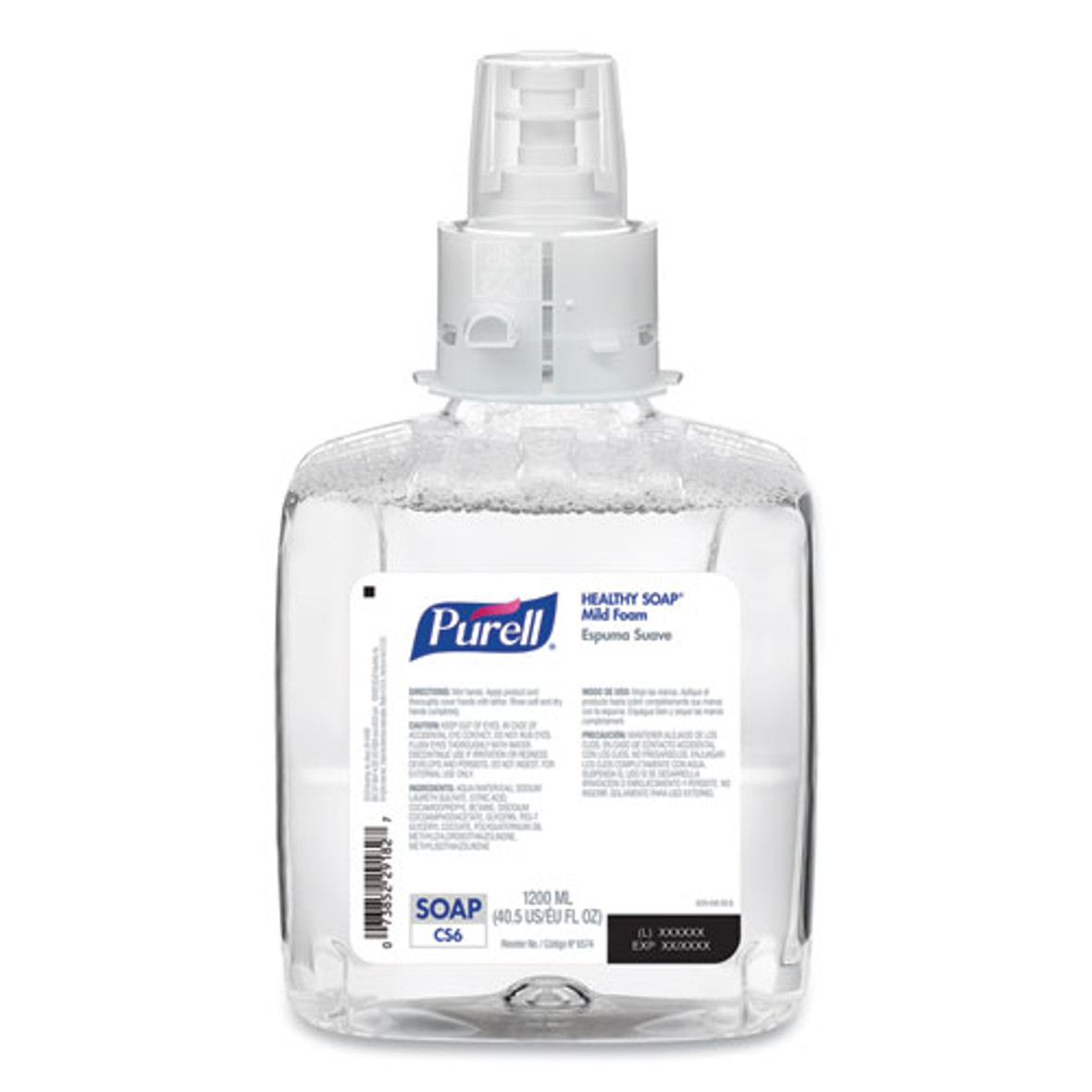 PURELL® HEALTHY SOAP Mild Foam, For CS6 Dispensers, Fragrance-Free