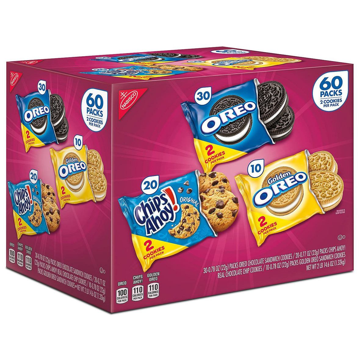 Nabisco Food Group Cookie Variety Pack, Assorted Flavors