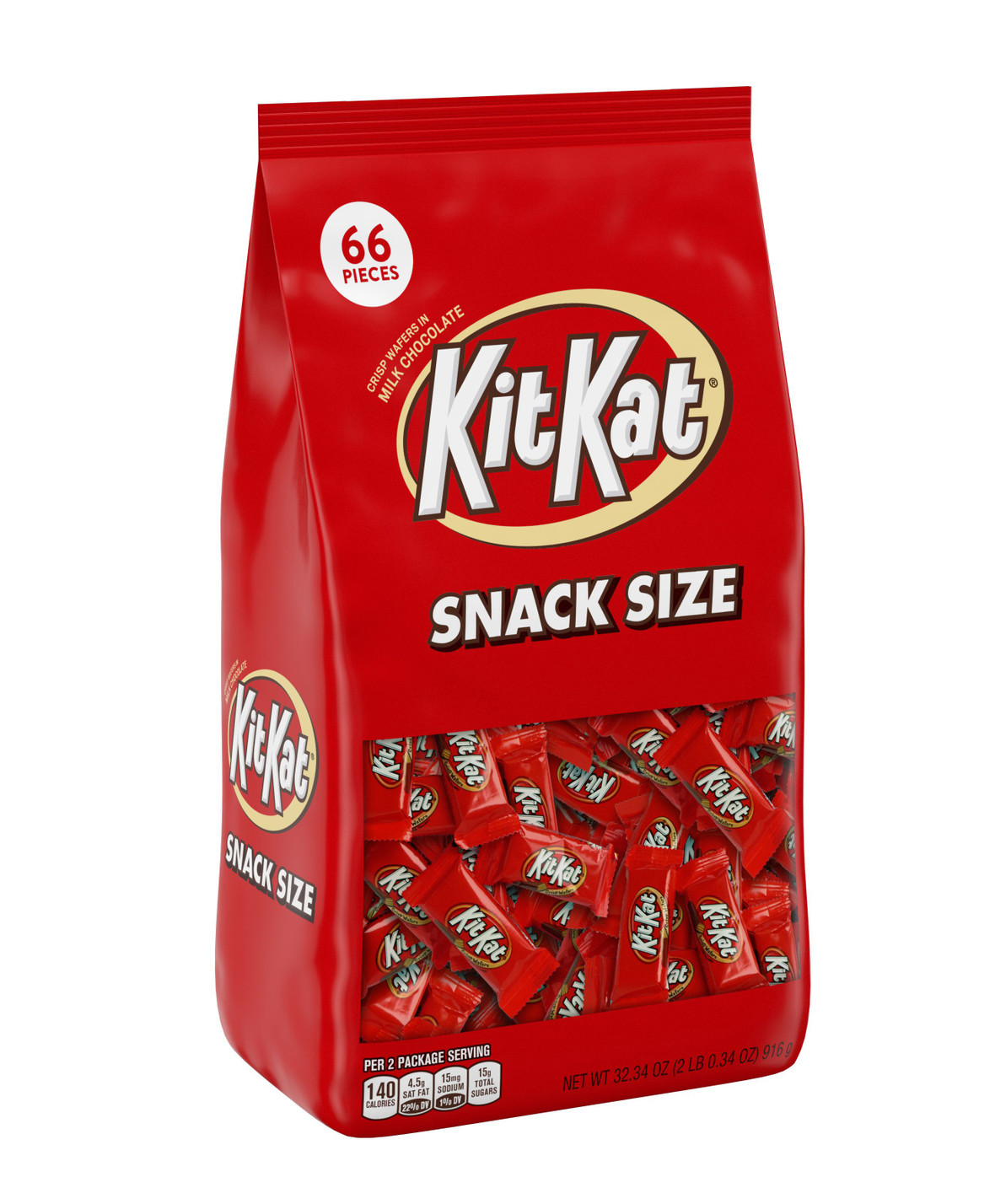 Kit Kat Snack Size Crisp Wafers in Milk Chocolate