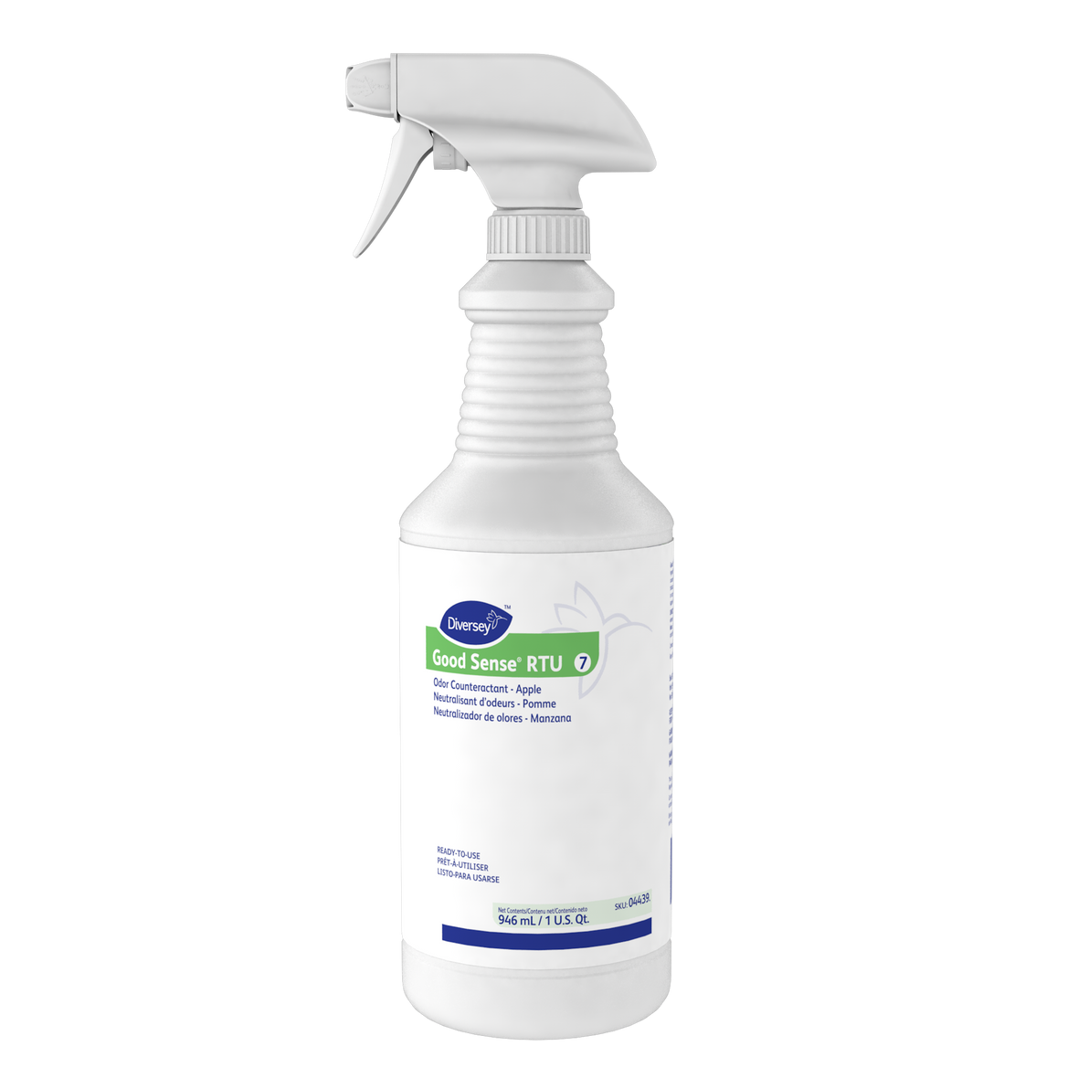 Diversey™ Good Sense RTU Liquid Odor Counteractant, Apple Scent, 32 oz Spray Bottle