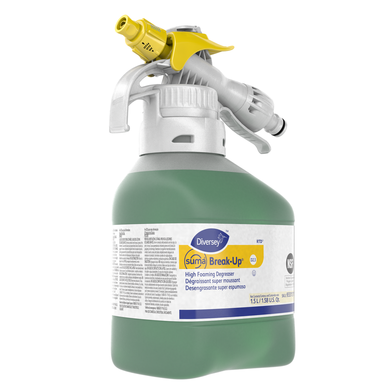 Diversey RTU Suma BreakUp D2.3 Heavy Duty High Foaming Degreaser