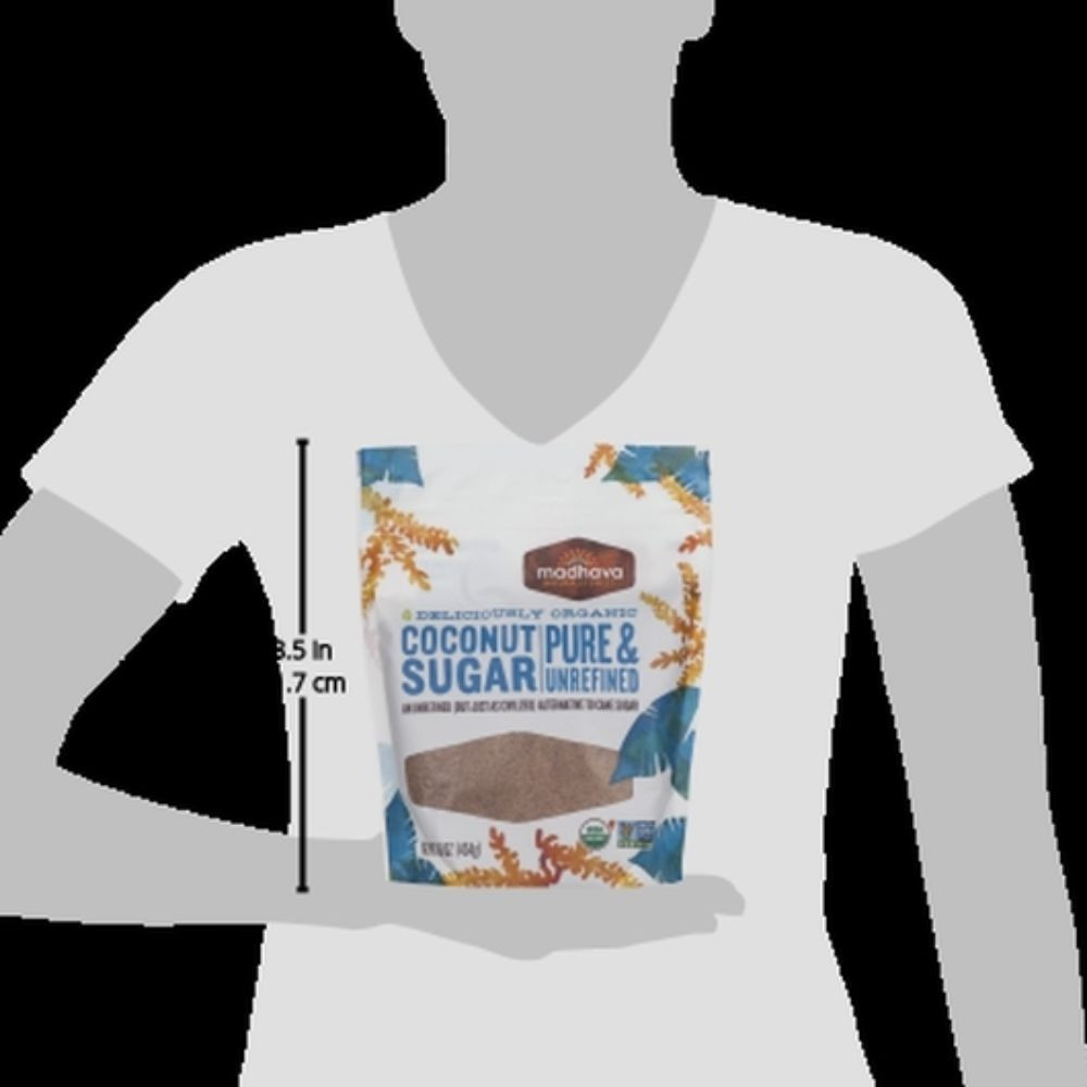 Madhava Organic Coconut Sugar, 1 lb - Case of 6