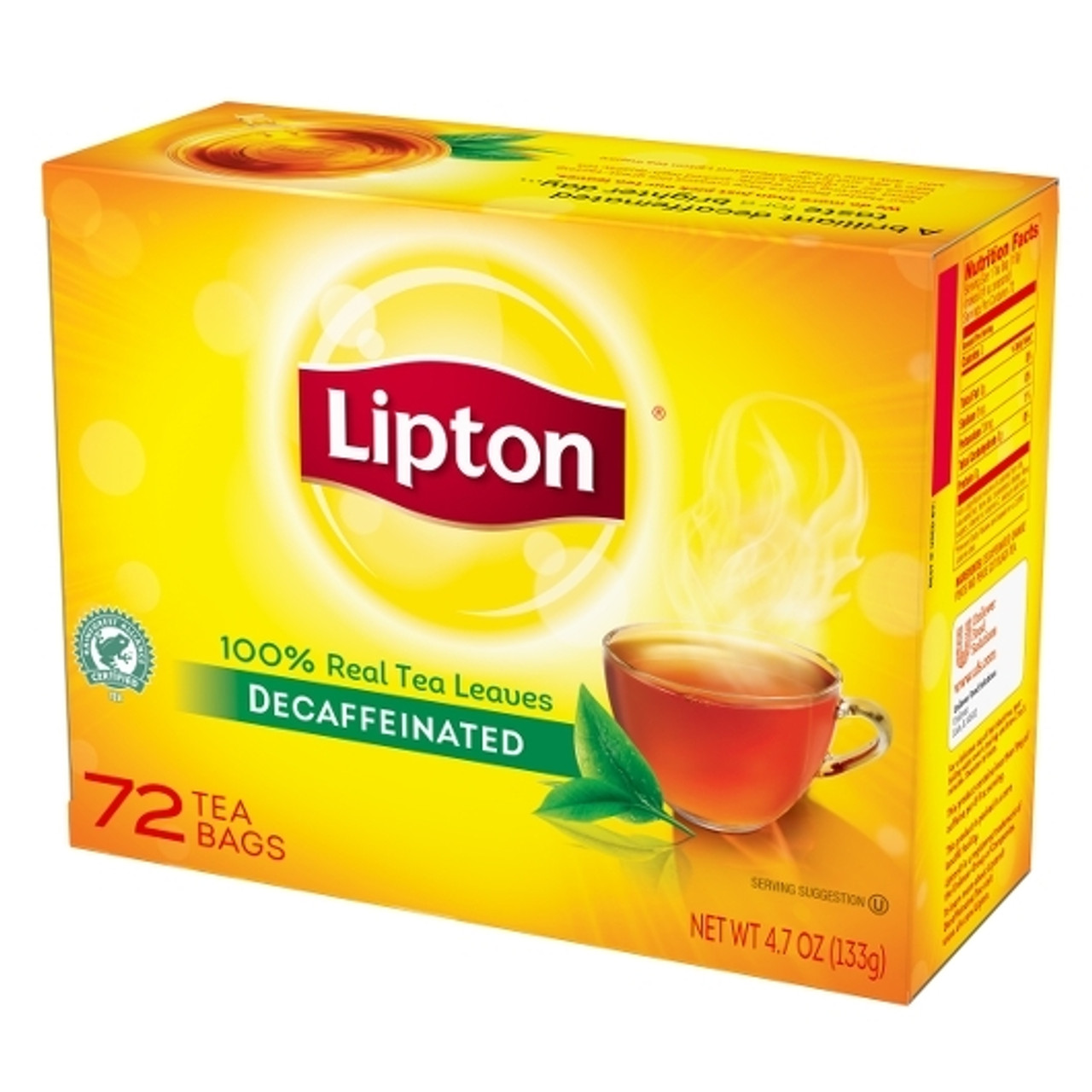 Lipton Decaffeinated Individually Wrapped Tea Bags, 72 Per Pack 6