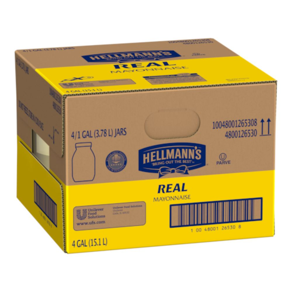 Hellmann's Real Mayonnaise, 1 Gallon 4 Per Case