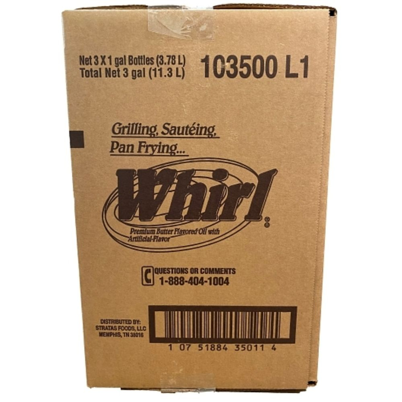 Whirl Butter-Flavored Oil, 35 pound