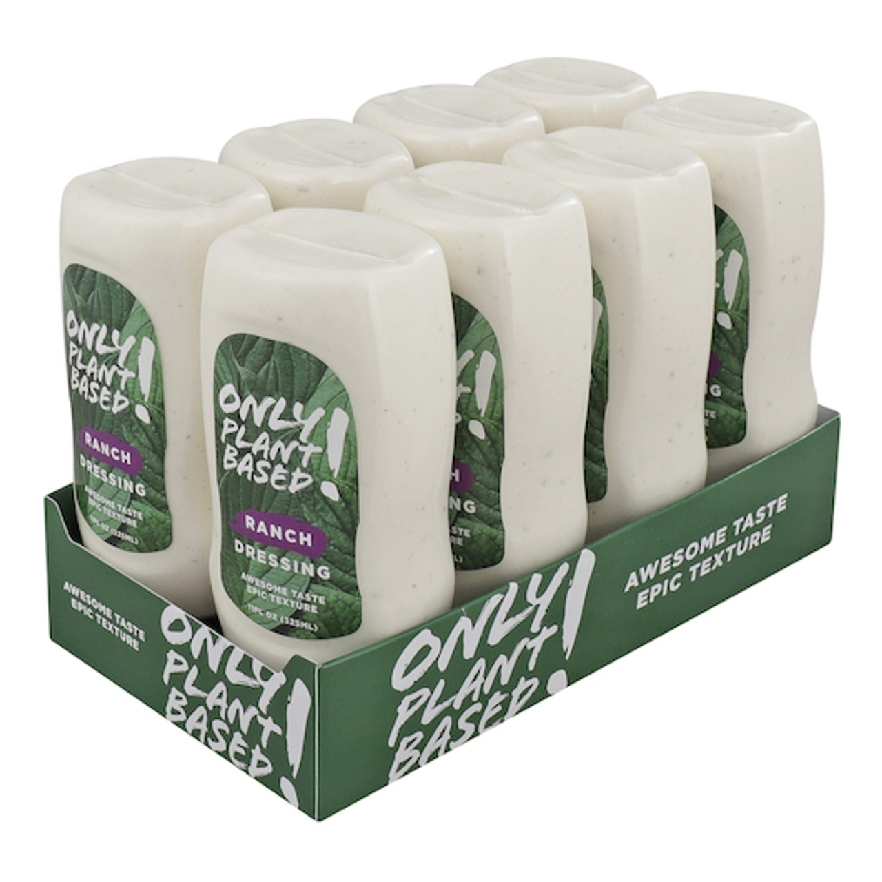 Only Plant Based Ranch Dressing, 11 Fluid Ounces, 8 Per Case
