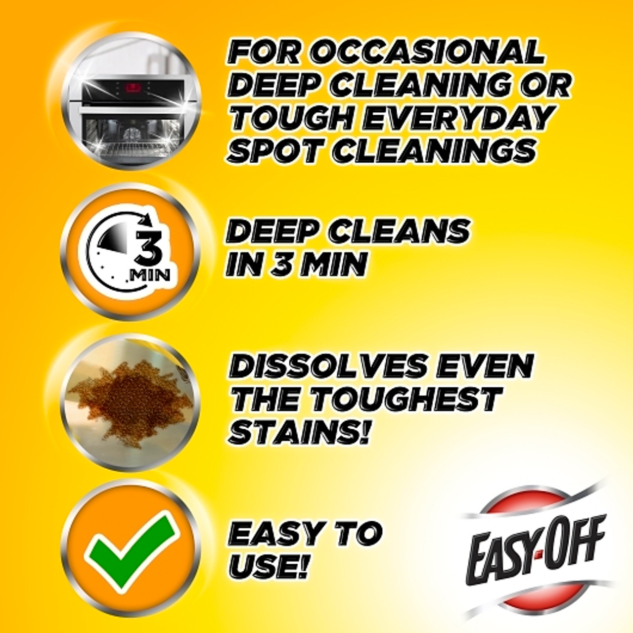 Easy Off Professional Oven & Grill Cleaner, 24 Ounce, 6 Per Case