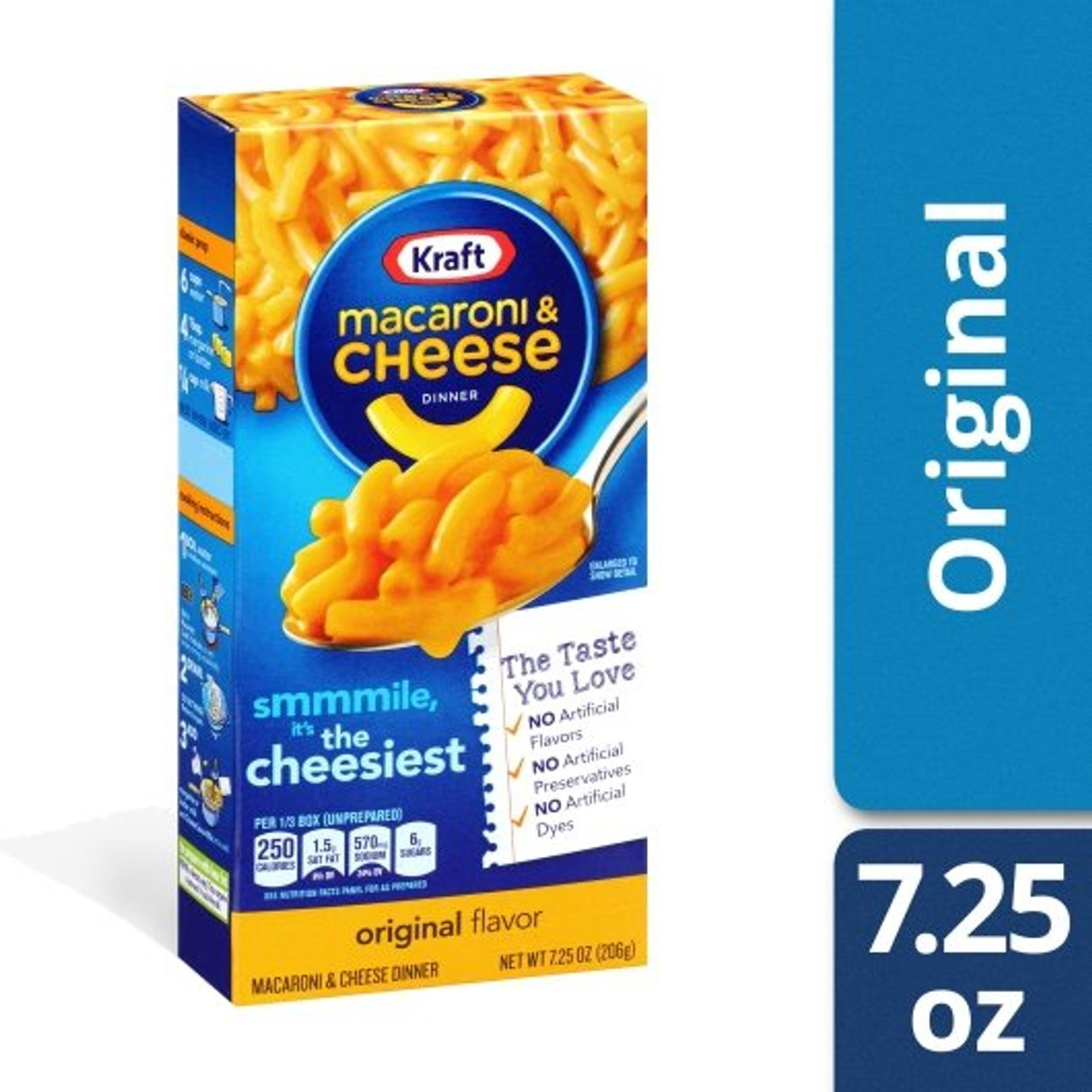 Kraft Original Flavor Macaroni and Cheese Dinner (7.25 oz Boxes (Pack of  35))
