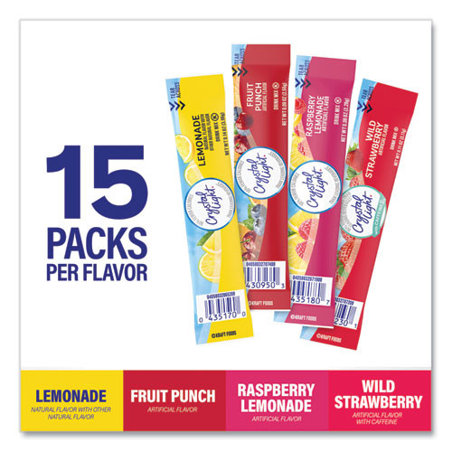 Crystal Light Variety Pack, Assorted Flavors, 60/pack