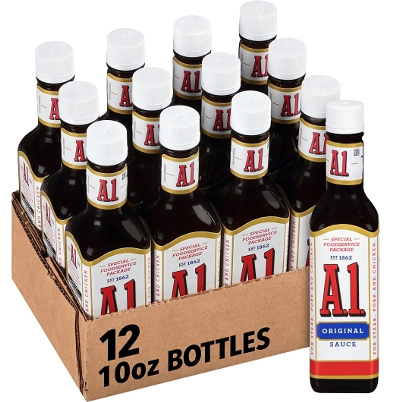 A.1. Original Steak Sauce Bottle, 10 Ounce, 12 Per Case