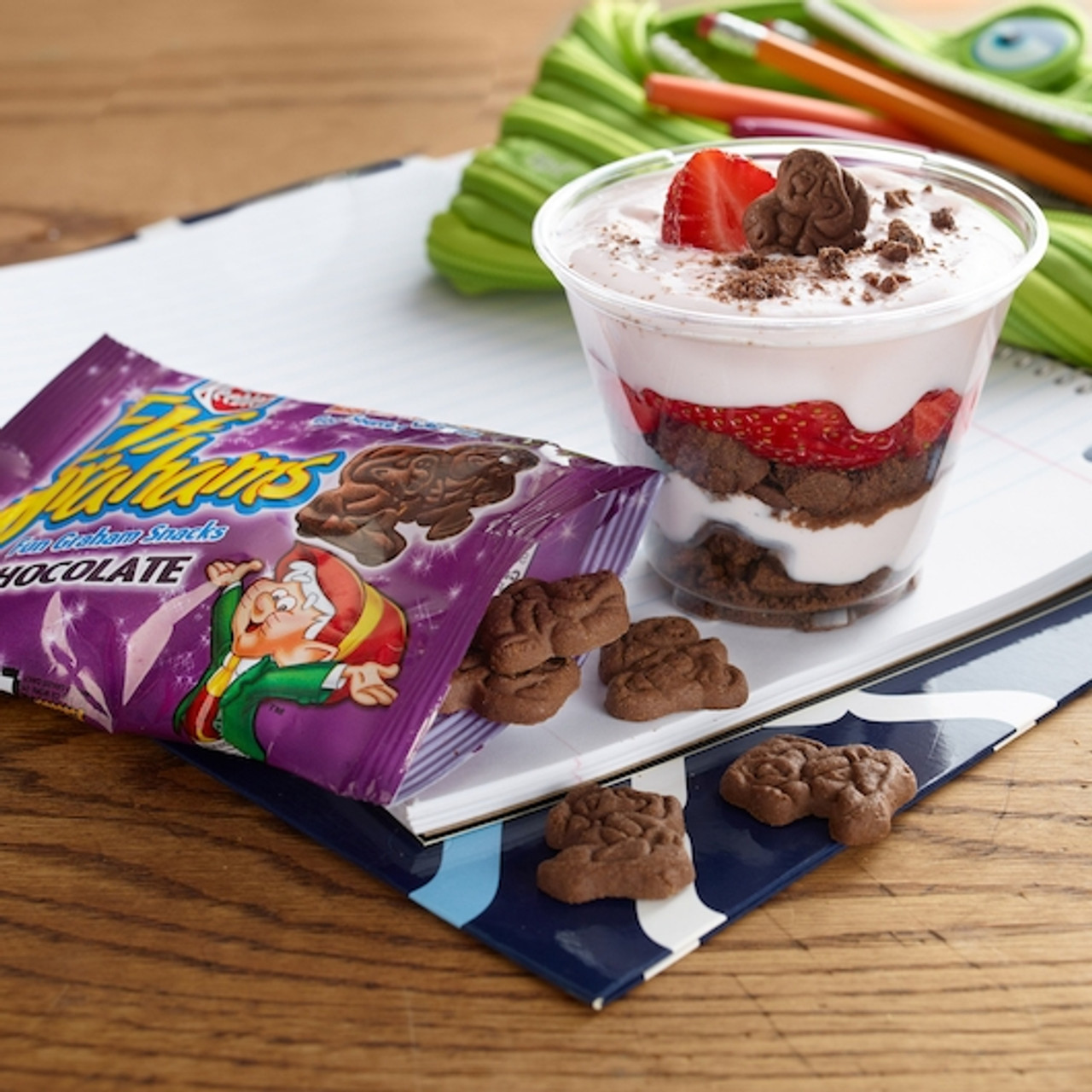 Kellogg's Tiger Bites Chocolate Graham Cracker Snacks, 1 Ounces, 150