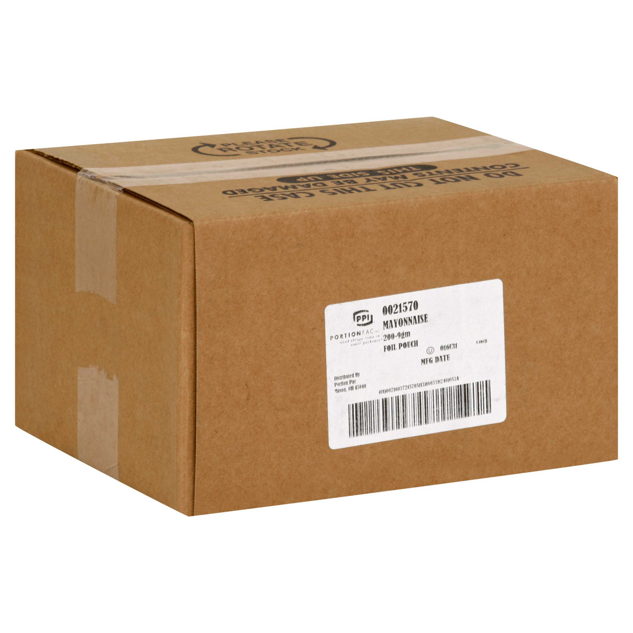 Portion Pac Kit Portion Pac Mayonnaise Single Serve, 9 Gram, 200 Per Case
