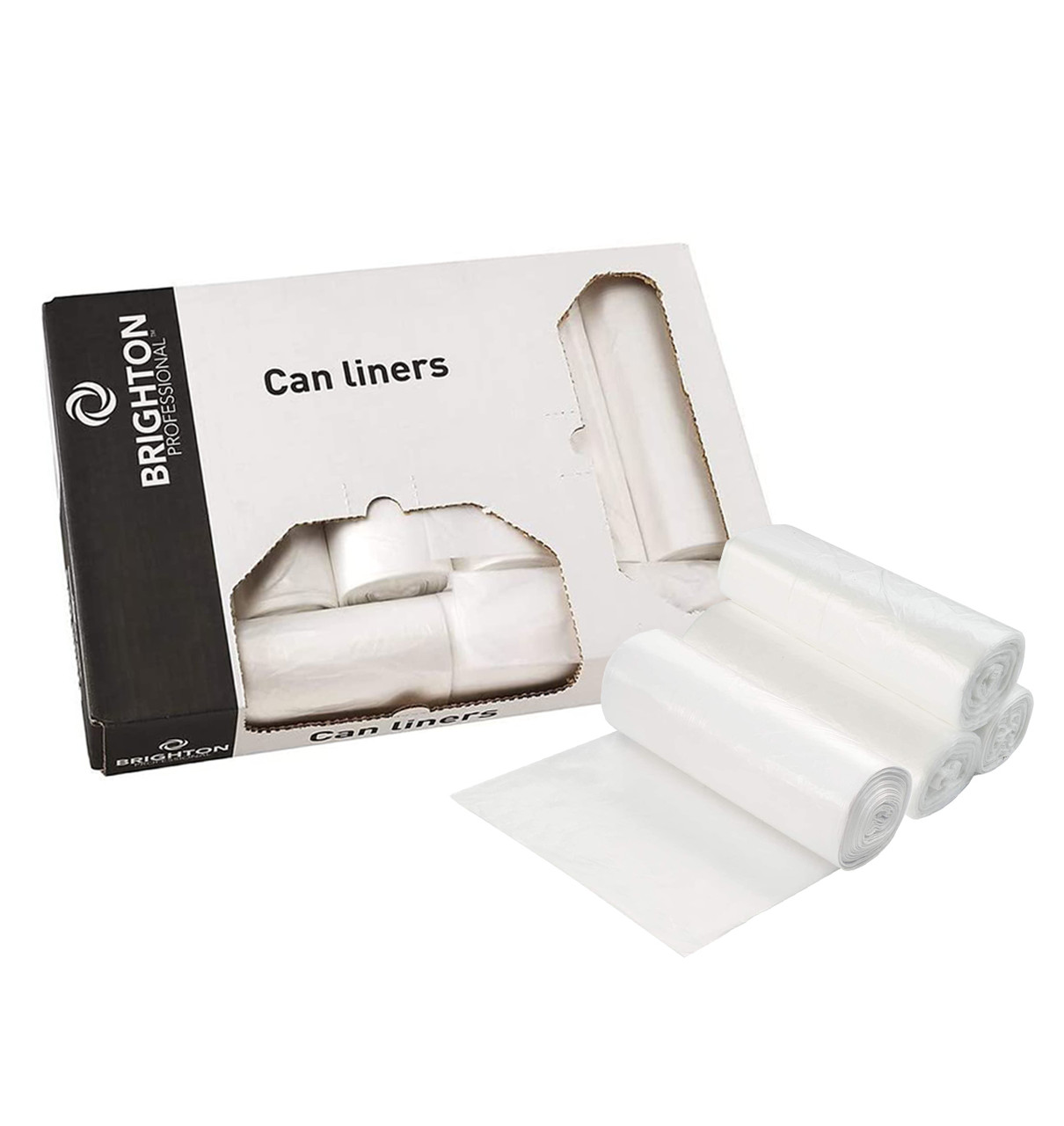 Coastwide Professional Linear Low-Density Can Liners | 16 Gal | 0.7 Mil | 32 x 24 | Clear | 250/Carton