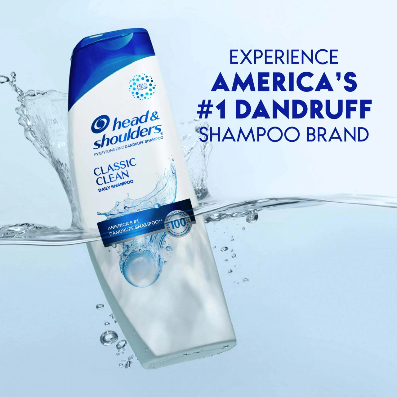 Head Shoulders Anti Dandruff Shampoo Classic Clean, Fluid