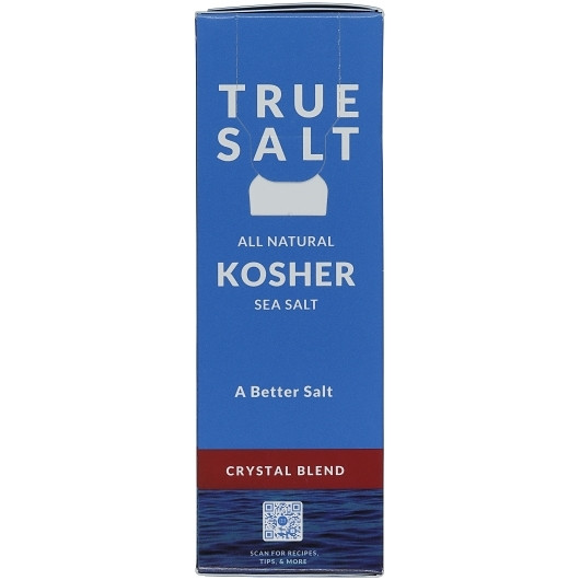 True Salt True Salt Crystal Blend Kosher Sea Salt Boxes, 3 Pound, 9 Per Case