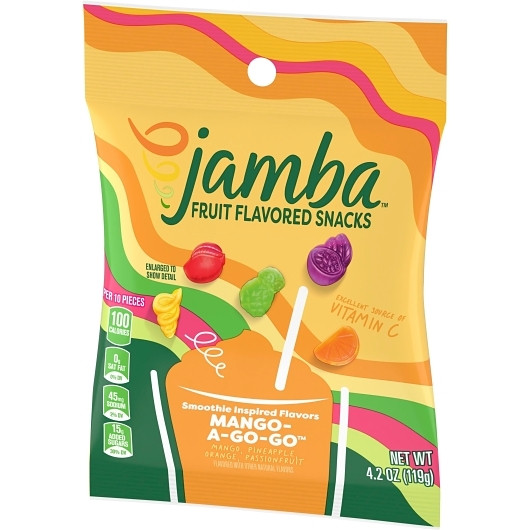 Jamba Mango- A-Go-Go Fruit Flavored Snacks, Ounce, 12 Per Box