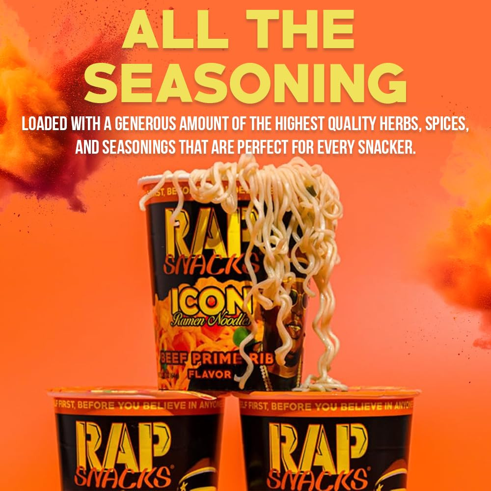 Rap Snacks Rmen Rap Snacks Creamy Chicken Gumbo Ramen, 2.25 Ounce, 12 Per Case