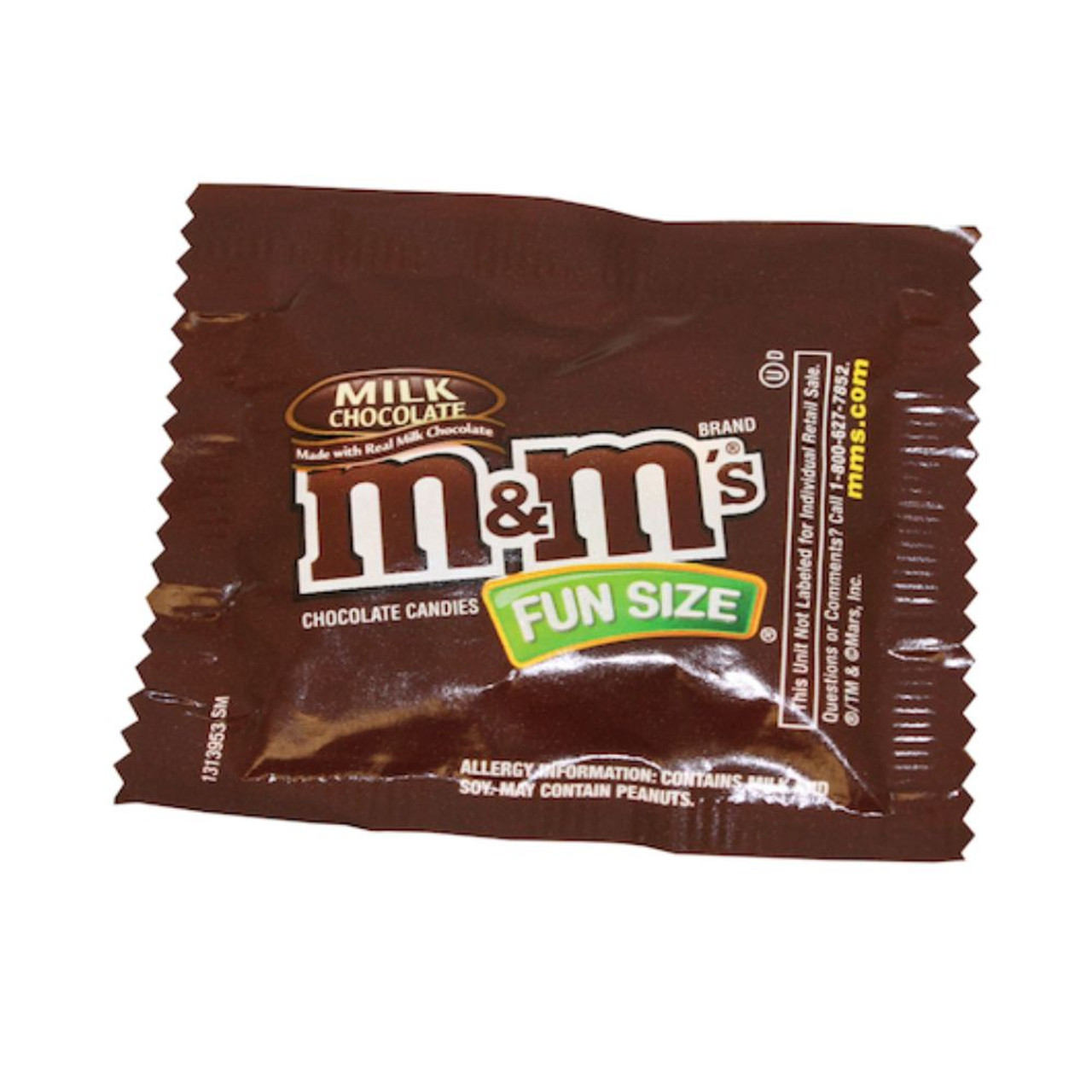 M&M's Milk Chocolate Fun Size Packets Bulk Box (Pack of 30) (Approx. 1LB)