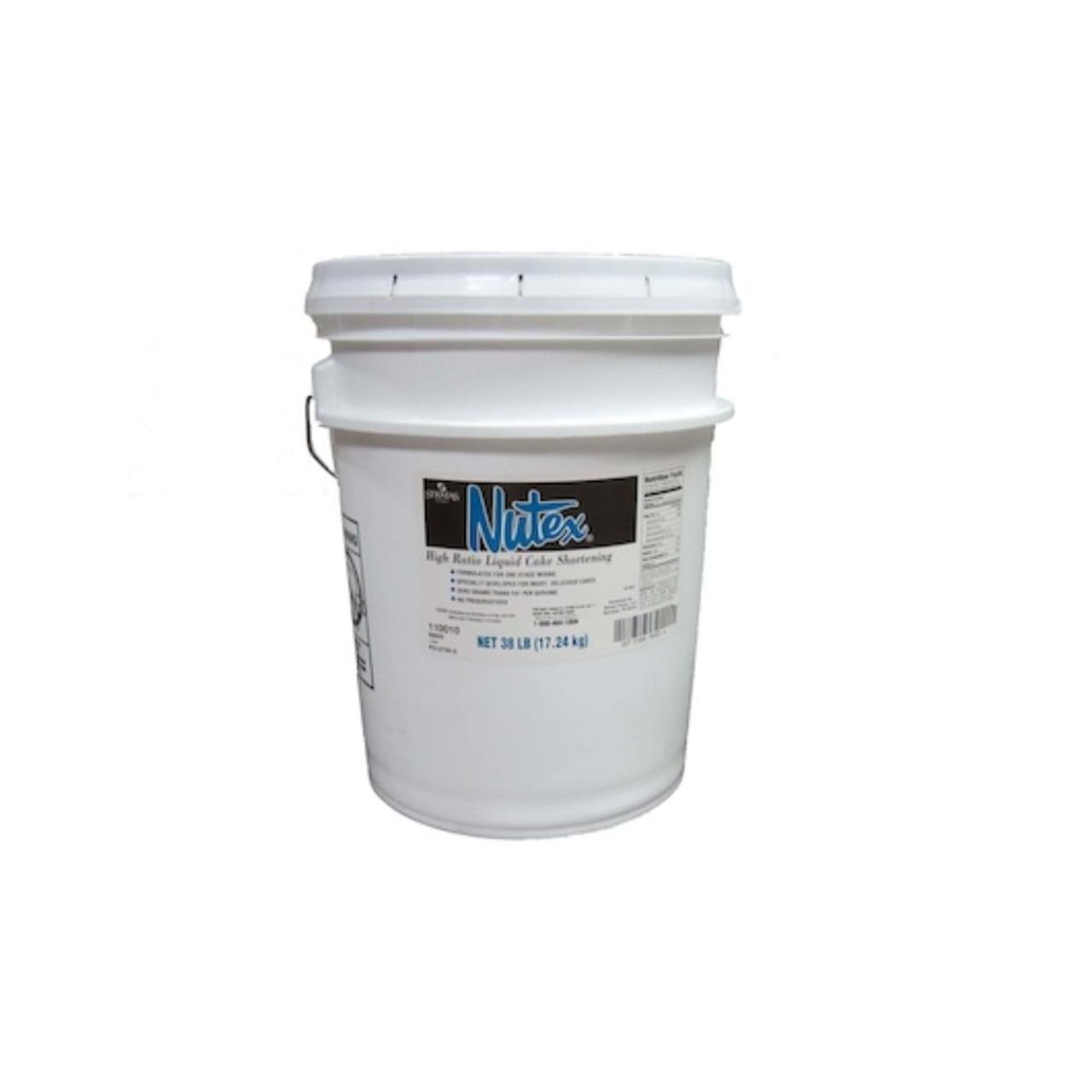 Nutex Shortening Liquid Cake, 38 Pound