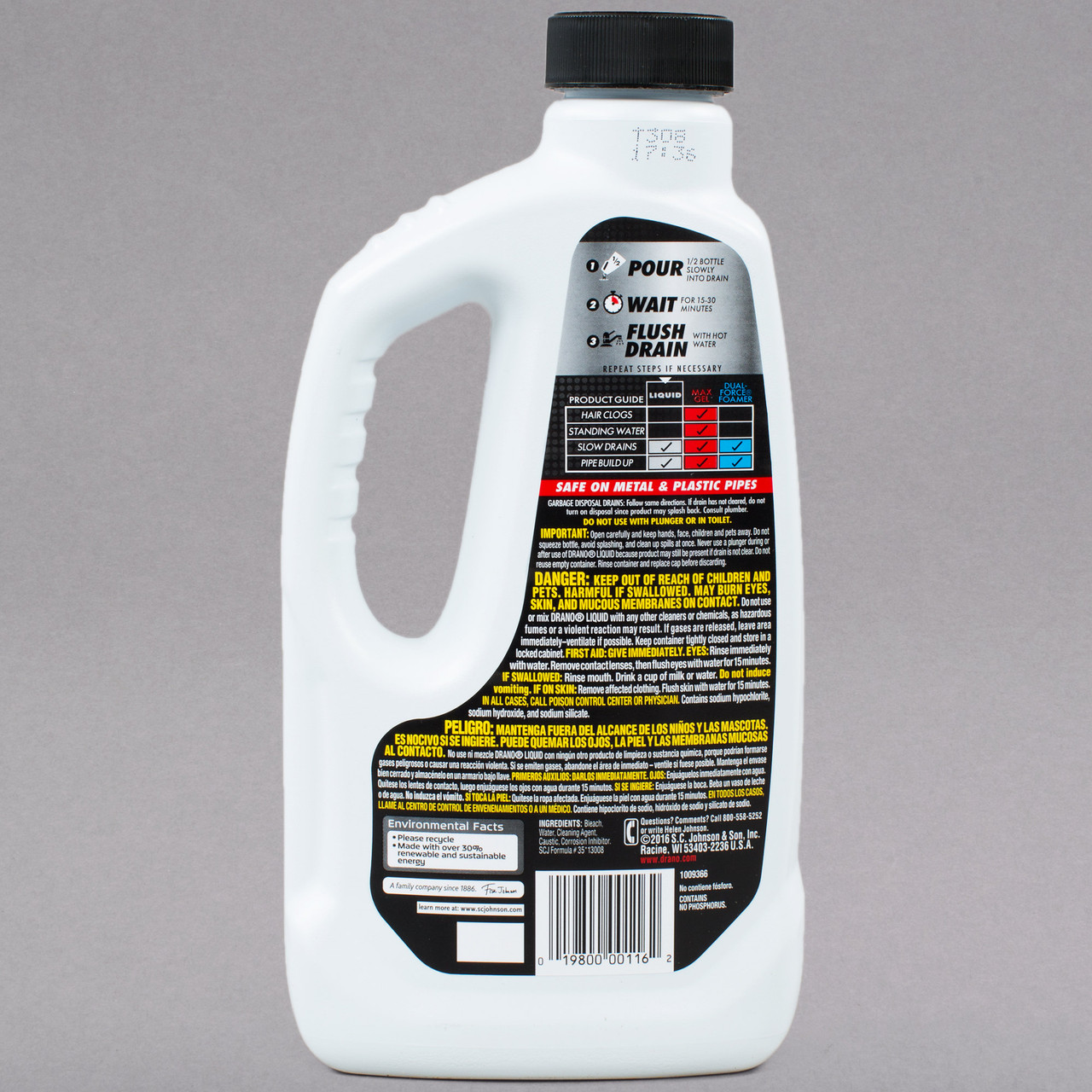 Drano Liquid Drain Cleaner - 32 fl oz jug