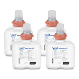 Waterless Surgical Scrub Gel Hand Sanitizer, 1,200 Ml Refill Bottle, For Tfx Dispenser, 4/carton