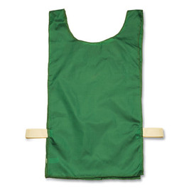 Heavyweight Pinnies, Nylon, One Size, Green, 12/box