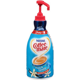 Coffee Mate Liquid Coffee Creamer, French Vanilla, 1.5 Liter Pump Bottle