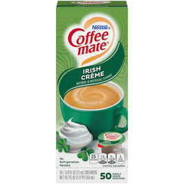 Coffee Mate Liquid Coffee Creamer, Irish Creme, 0.38 oz Mini Cups