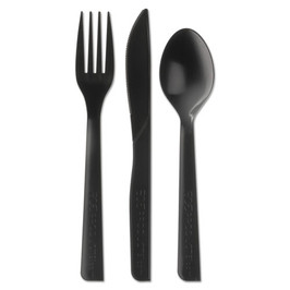 100% Recycled Content Cutlery Kit - 6", 250/carton