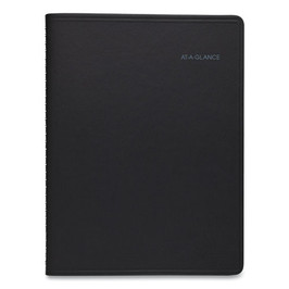 At-A-Glance® QuickNotes Weekly Vertical-Column Format Appointment Book, 11 x 8.25, Black Cover, 12-Month (Jan to Dec): 2022, Pack of 1