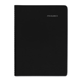 At-A-Glance® DayMinder Weekly Appointment Book, Vertical-Column Format, 11 x 8, Black Cover, 12-Month (Jan to Dec): 2022, Pack of 1