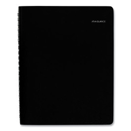 At-A-Glance® DayMinder Four-Person Group Daily Appointment Book, 11 x 8, Black Cover, 12-Month (Jan to Dec): 2022, Pack of 1