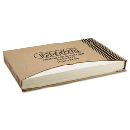 EcoCraft Grease-proof Quilon Pan Liners, 16.38 x 24.38, White, 1,000 Sheets/Carton