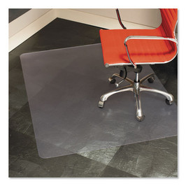 ES Robbins® Multi-Task Series Chair Mat For Hard Floors, Heavier Use, 46 x 60, Clear, 1 Each/Carton