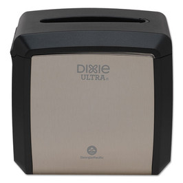 Dixie® Tabletop Napkin Dispenser, 7.6" x 6.1" x 7.2", Stainless, 1/Carton