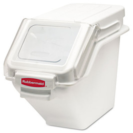 Rubbermaid® ProSave Shelf Ingredient Bins, 5.4 Gal, 11.5 x 23.5 x 16.88, White (Pack of 1)