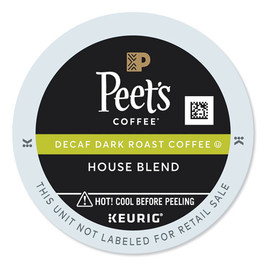 Peet's Coffee & Tea® House Blend Decaf  K-Cups, 22/Box