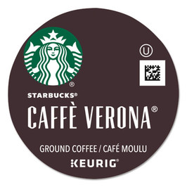 Starbucks® Caffe Verona Coffee K-Cups Pack, 24/box, 4 Boxes/Carton
