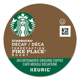 Starbucks® Pike Place Decaf Coffee K-Cups Pack, 24/Box