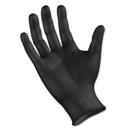 Boardwalk® Disposable General Purpose Powder-free Nitrile Gloves, XL, Black, 4.4mil, 1000/Carton