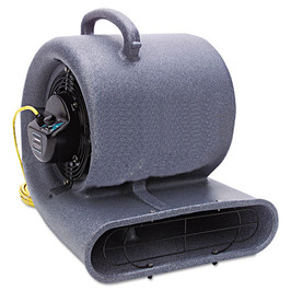 Mercury Floor Air Mover, Three-speed, Gray ,1150rpm, 1500cfm, 20 ft Cord